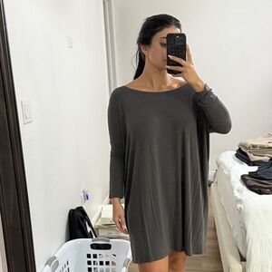 Elegant Gray Women's Dress
